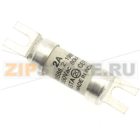 Предохранитель, 2 A, AC 550 В, 80 кА, BS88/A1, 14x55 мм, gL/gG, BS Eaton 2AMP 550V AC BS88 FUSE 