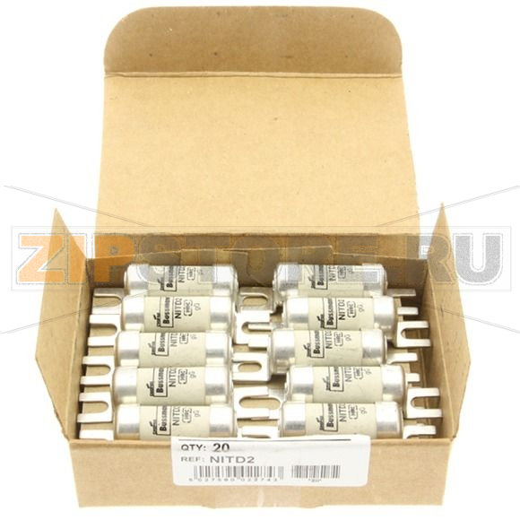 Предохранитель, 2 A, AC 550 В, 80 кА, BS88/A1, 14x55 мм, gL/gG, BS Eaton 2AMP 550V AC BS88 FUSE 