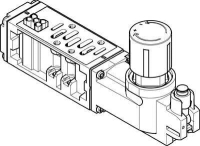 Блок регулятора Festo VABF-S2-2-R6C2-C-6