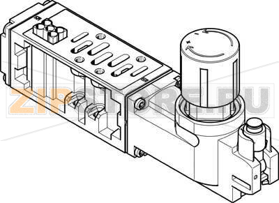 Блок регулятора Festo VABF-S2-2-R6C2-C-6 