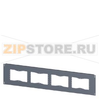 SIVACON, base, with cutouts for flanges, IPXX, T: 400 mm, W: 1200 mm, zinc-plated Siemens 8MF1024-2UB52-0