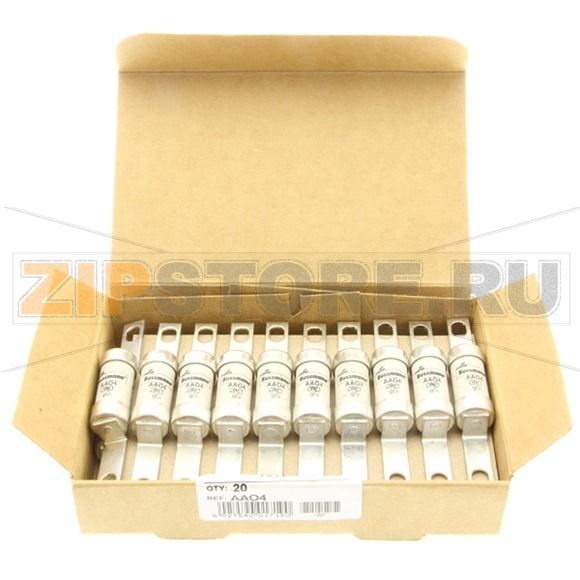 Предохранитель, 4 A, AC 550 В, 80 кА, BS88/A2, 14x85 мм, gL/gG, BS Eaton 4AMP 550V AC BS88 gG FUS 