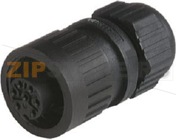 Разъем круглый 10 А, 250 В, 6+PE, IP67, 7 контактов Hirschmann CA 6 LD 
