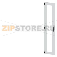 SIVACON, door, left, inspection window, IP55, H: 2000 mm, W: 400 mm, RAL 7035, Protection class 1 Siemens 8MF1040-2UT15-0BE2