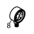 Pressure gauge Fagor FI-2700I