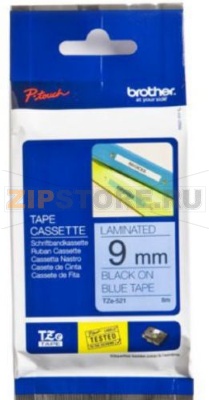 Самоклеящаяся непрерывная ламинированная лента Brother черн/син (шир. 9 мм) 