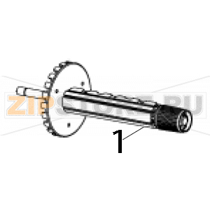 Ribbon rewind spindle assembly TSC MX340P Ribbon rewind spindle assembly TSC MX340PЗапчасть на деталировке под номером: 1