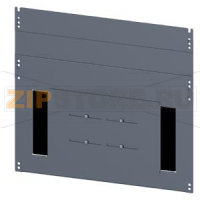 SIVACON, base, with side cable entry, T: 600 mm, W: 600 mm, zinc-plated Siemens 8MF1066-2UB51-2
