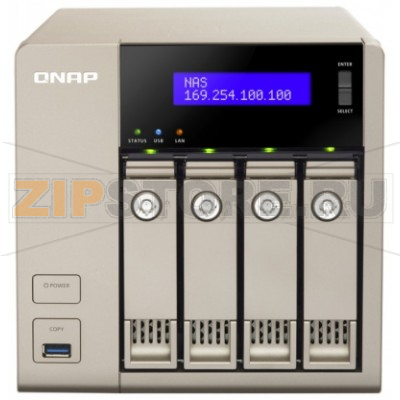 Накопитель сетевой QNAP TVS-463-8G 