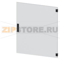 SIVACON, compartment door, right, IP40, H: 1000 mm, W: 800 mm, RAL 7035, Protection class 1 Siemens 8MF1080-2UT34-0BA2