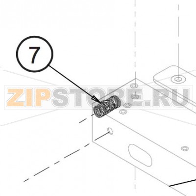 Пружины сжатия Datamax W-6208 Пружины сжатия Datamax W-6208Запчасть на сборочном чертеже под номером: 7Количество запчастей в комплекте: 10Название запчасти Datamax на английском языке: (10PK) Spring, Compression     