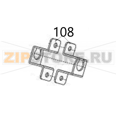 Plate (slide shaft) Sato DR308e Plate (slide shaft) Sato DR308eЗапчасть на деталировке под номером: 108Название запчасти на английском языке: Plate (slide shaft) Sato DR308e.