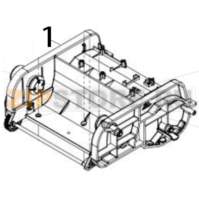 Ribbon base module assy TSC TX610 Ribbon base module assy TSC TX610Запчасть на деталировке под номером: 1