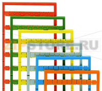 Маркировочная карта Mini-WSB; в картах; МАРКИРОВАНО; .0 ... .7/N (10x/20x); not stretchable; Горизонтальная маркировка; с креплением на защелке; синие Wago 247-546/000-006