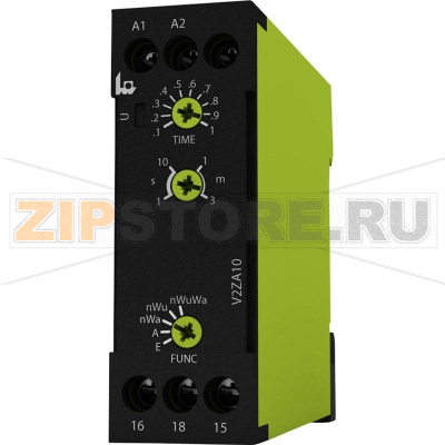 Реле времени, многофункциональное, 24-240 В/AC/DC, 0.1 с-3 мин, 1 шт Tele V2ZA10 