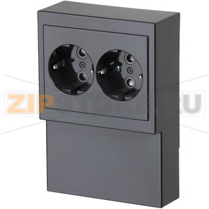 Розетка 16 А, 230 В, антрацитовая ABB 2TKA00002274 