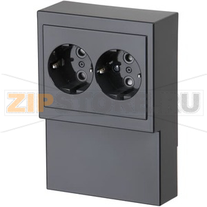 Розетка 16 А, 230 В, антрацитовая ABB 2TKA00002274 