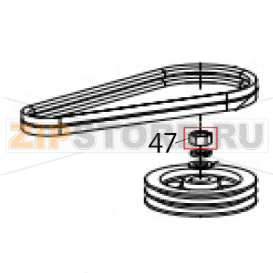 Hex nut Hurakan HKN-20SN Hex nut Hurakan HKN-20SNЗапчасть на деталировке под номером: 47