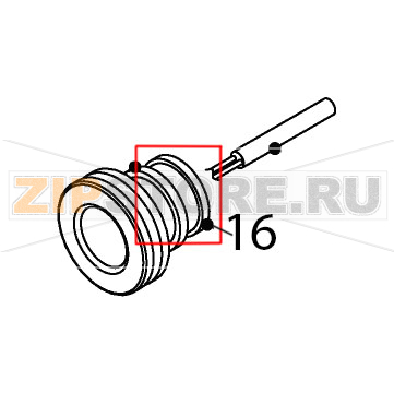 Grommet Hoshizaki IM-65NE-25 Grommet Hoshizaki IM-65NE-25Запчасть на деталировке под номером: 16