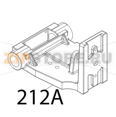 Carrello NO CE autol. lav. Sirman Palladio 350 Carrello NO CE autol. lav. Sirman Palladio 350Запчасть на деталировке под номером: 212A