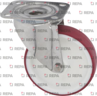 SWIVEL WHEEL WITH PLATE