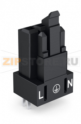 Розетка для печатных плат; прямые; 3-пол.; Код. A; черные Wago 890-803 Protected against mismating and maintenance-freePush-in CAGE CLAMP® spring pressure connection technology allows solid conductors to be simply pushed into a unit.Low profile with 4.4 mm pole spacing...