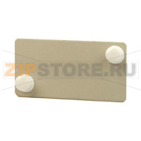 модуль-заглушка для оптического бокса, 67 х 35 мм