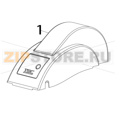 Top cover assembly TSC TDP-225W Top cover assembly TSC TDP-225WЗапчасть на деталировке под номером: 1