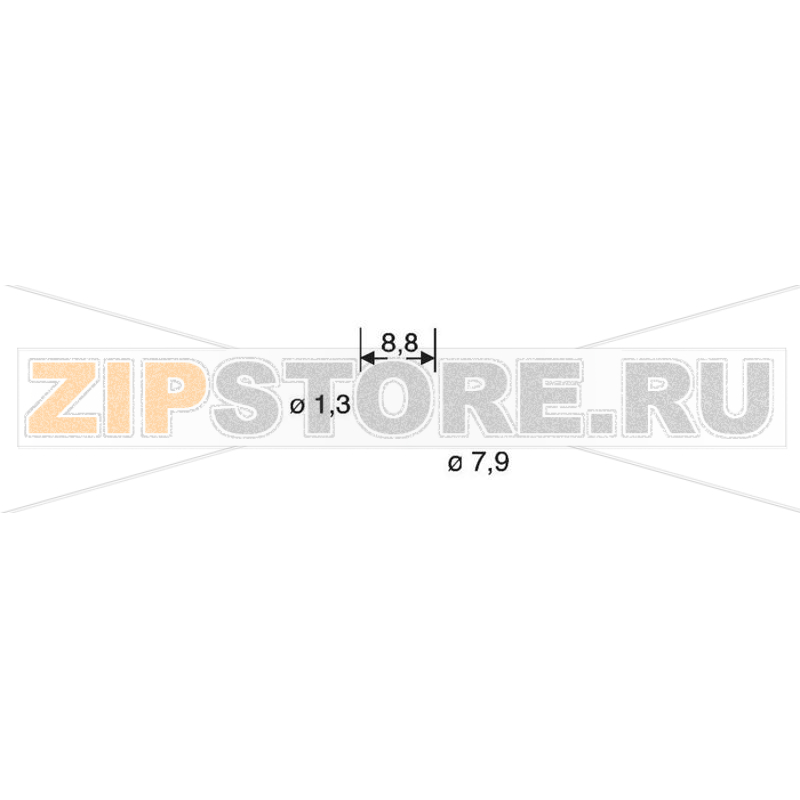 Диод выпрямительный 6 А, Ø: 8x7.5 мм Diotec P600D 