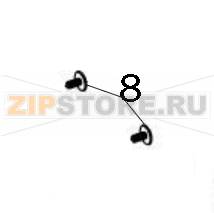 Screw, TP3*6, MOQ 50 PCS TSC MB340 Screw, TP3*6, MOQ 50 PCS TSC MB340Запчасть на деталировке под номером: 8