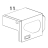 Top right side cover TSC TTP-384MT