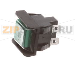 INTERRUTTORE, MOMENTANEO, VERDE 