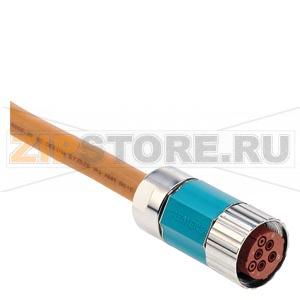 СИЛОВОЙ КАБЕЛЬ С РАЗЪЕМАМИ 4X1,5 C, БЕЗ ОКОНЕЧНОГО ШТЕКЕРА (ДВИГАТЕЛИ ВО ВЗРЫВОЗАЩИЩЕННОМ ИСПОЛНЕНИИ) UL/CSA, DESINA MOTION-CONNECT 500 DМАКС.=10,4 ММ, ДЛИНА (M) = Siemens 6FX5002-5XA00-.... 