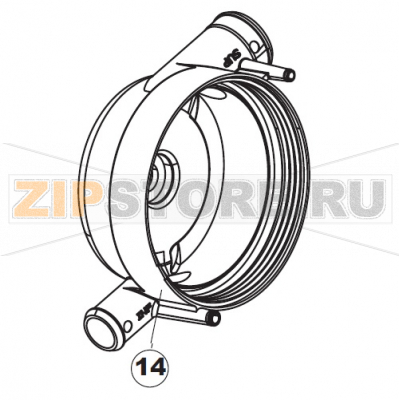 Pump Housing Apach AC800                         Pump Housing Apach AC800Запчасть на сборочном чертеже под номером:14Название запчасти Apach на итальянском языке: Pump Housing Apach AC800