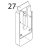 Retaining piece, right Bear Varimixer AR80 VL-1S