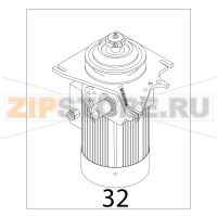 Motor complete with attachment drive Bear Varimixer AR80 VL-1S
