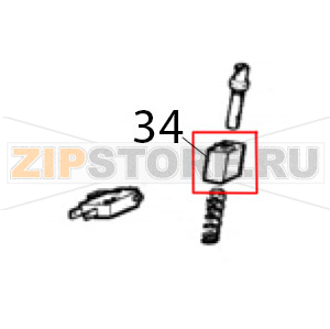 Shaped nut Ugolini MT 1 Shaped nut Ugolini MT 1Запчасть на деталировке под номером: 34