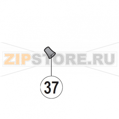 Plug Hobart UXT-10A                                    Plug Hobart UXT-10AЗапчасть на сборочном чертеже под номером: 37Название запчасти на немецком языке языке: Plug Hobart UXT-10A