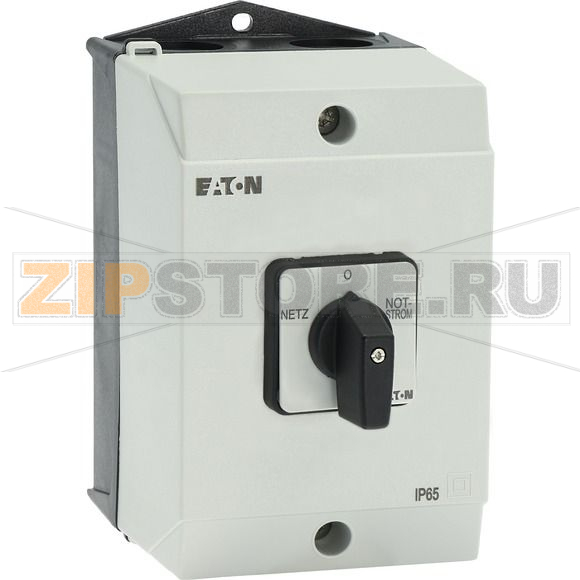 Переключатель, контакты: 8, 32 A, 60°, с фиксацией, монтаж на поверхность Eaton T3-4-8902/I2 