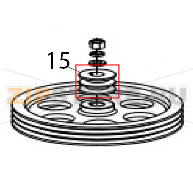 Belt wheel Hurakan HKN-30SN2V Belt wheel Hurakan HKN-30SN2VЗапчасть на деталировке под номером: 15