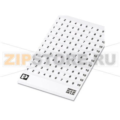 Маркировочные карты Phoenix Contact SK 5/3,8: 1-250 Карта, белый, с маркировкой, горизонтально: нумерация по порядку 1-250, Тип монтажа: Склеивание, для клемм шириной: 5 мм.Минимальный заказ: 10 шт.Упаковка: 10 шт.