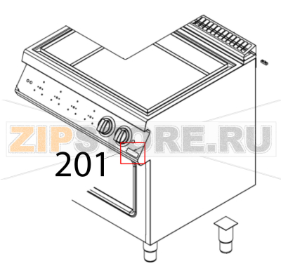 Marchio &quot;modular&quot; 70x22 al. ral 2002 Vortmax SSOC E74 Marchio "modular" 70x22 al. ral 2002 Vortmax SSOC E74Запчасть на деталировке под номером: 201