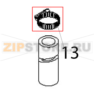 Pipe clamp Angelo Po FC1011G Pipe clamp Angelo Po FC1011GЗапчасть на деталировке под номером: 13