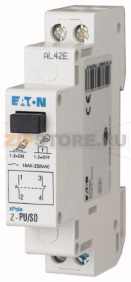 Кнопка, 1НО+1НЗ Eaton Z-PU/SO 