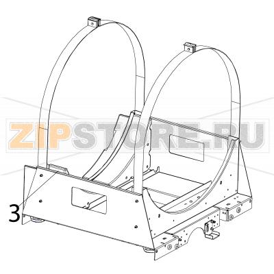 Back counterweigh Fagor LA-25 TP2 E Back counterweigh Fagor LA-25 TP2 EЗапчасть на деталировке под номером: 3Название запчасти Fagor на английском языке: Back counterweigh LA-25 TP2 E.