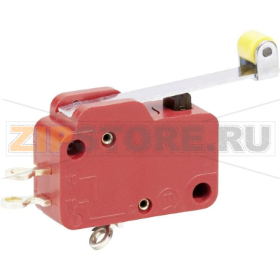 Микропереключатель 250 В/AC, 10 А, 1 x вкл/вкл, без фиксации, 1 шт Marquardt 01006.1001-01 