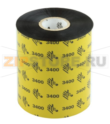 Риббон 3400 High Performance Wax Resin Black 89 мм/ 450 м Термотрансферная лента красящая (риббон) 3400 High Performance Wax Resin Black 89 мм/ 450 мКаталожный номер: 03400BK08945