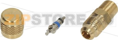 ACCESS VALVE 1/4sae x 1/8npt 