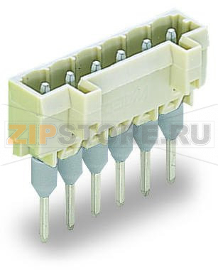 MCS MIDI Вилка для клемм на рейку; 1.2 x 1.2 mm pins; прямые; 100% защита от неправильного подсоединения; Шаг контактов 5 мм; 12-пол.; светло-серые Wago 721-172/003-000 Съемные соединители для клемм, монтируемых на рейку, оснащенные технологией CAGE CLAMP®Вилки с длинными контактными выводами подсоединяются к монтажным отверстиям клемм, монтируемых на DIN-рейку, серии 280.К контактам можно прикасаться при неподключенном соединителе, поэтому подача питания должна осуществляться через клемму (следите за номинальным напряжением!)100% защита от неправильного подсоединенияВозможны варианты кодировки...