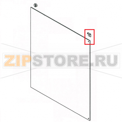 Staffa cerniera vetro interno Garbin 10M  Staffa cerniera vetro interno Garbin 10MЗапчасть на сборочном чертеже под номером: 10
